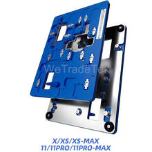 MJ K31 6 в 1, держатель печатной платы для ремонта телефона, платформа для X/XS Max/11/11 Pro Max, логическая плата IC NAND Chip BGA позиционирующий инструмент 2024 - купить недорого