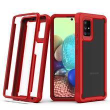 Funda protectora de TPU para móvil, carcasa resistente a golpes para Samsung Galaxy S21 Ultra S20 Note 20 Ultra A51 A71 2024 - compra barato