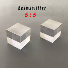 Beamsplitter Glued Cube 30 * 30 * 30mm Split Ratio 5: 5 Semi-transflective Optical Experiment Custom laser cube 2024 - buy cheap