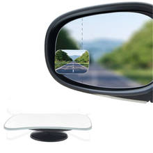 2 pces acessórios do carro pequeno espelho redondo espelho retrovisor do carro ponto cego lente grande-angular 360 graus de rotação ajustável 2024 - compre barato