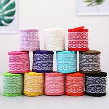 2yards of beautiful lace ribbon 6 cm wide DIY Clothing / floral accessories/Party decoration Wedding decoration lace 2024 - buy cheap