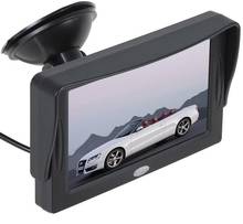 XYCING 4,3 дюймовый цветной ЖК-экран TFT, монитор для парковки, монитор заднего вида, 2 AV входа 2024 - купить недорого
