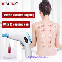 12 Cup Electric Cupping Therapy Device Set Body Massager Gun Gua Sha Therapy Massager Scraping Stimulate Acupoint Detoxification 2024 - buy cheap