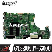 X555UJ Laptop Motherboard For Asus X555UJ X555UF X555UQ X555UB X555U F555U A555U K555U GT920M I7-6500U original Mainboard 2024 - buy cheap