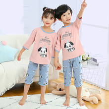 2021 Summer Children Pajamas Animal Cartoon Sleepwear Kids Clothes Set Winter Pyjamas Kids Toddler Baby Sleepwear For Boys Girls 2024 - buy cheap