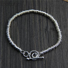 925 Sterling Silver color Simple Bracelet For Women Vintage Ethnic Thai Silver Bracelet Bangle Fashion Jewelry Birthday Gifts 2024 - buy cheap