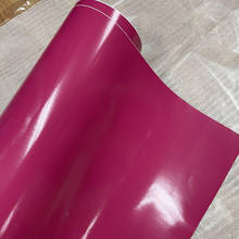 50CMX150/200/300CM Rose red Glossy Vinyl Film Gloss Glossy Car Wrap Foil Sticker With Air Bubble Free Motorcycle Car Wrapping 2024 - buy cheap