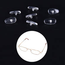 50 pares de almohadillas de nariz para gafas adhesivas almohadillas nasales antideslizantes silicona blanca fina Nosepads para gafas de sol accesorios de gafas 2024 - compra barato