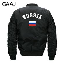 GAAJ Print Russia Flag Jackets Men Windbreaker Fleece Jacket 6XL 7XL 8XL Warm Casual Parka Army Green Autumn Plus Size Militar 2024 - buy cheap