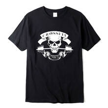 Camisetas de calavera para hombre, para Fitness Camiseta de manga corta de algodón, Camisetas para hombre, ropa para hombre, novedad de verano 2024 - compra barato