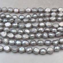 9-10MM 30Pcs/Strand Baroque Grey 100% AA Natural Freshwater Pearl Beads Strand Charms Jewelry Loose Bead 2024 - buy cheap