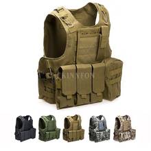 50Pcs/Lot USMC Tactical Military Airsoft Molle Combat Assault Plate Carrier Vest  CS Outdoor Equipment Army Camouflage 2024 - buy cheap