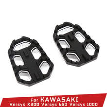 For Kawasaki VERSYS650 VERSYS 650 1000 VERSYS1000 Motorcycle Billet Wide Foot Pegs Pedals Footrest 2024 - buy cheap