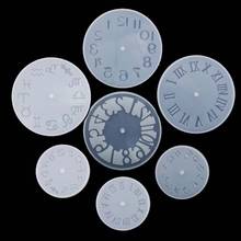 Silicone Mold Clock For Jewelry 10/15cm Small And Big Size Clock Resin Silicone Mould Handmade Tool DIY Epoxy Resin Molds Decor 2024 - buy cheap