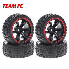 4Pcs 26mm Rubber RC Tyres & Wheel Rims Hex 12mm For 1:10th HSP HPI Sprint 2 Drift RS4 On Road Cars 2024 - buy cheap