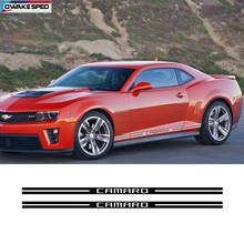 Car Door Side Skirt Sticker For Chevrolet Camaro RS LS SS LT Racing Style Sport Stripes Auto Body Decor Vinyl Decals Accessories 2024 - buy cheap