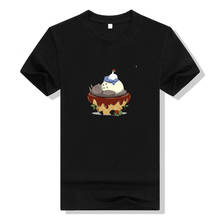 Camiseta de anime Chinchilla lanigera para mujer, Camiseta de algodón estampada, camiseta informal de manga corta de verano, camisetas para hombre 2024 - compra barato