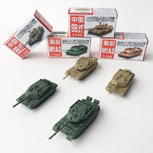 4PCS/Set 4D Sand Table Plastic Tanks Chinese 99A parade tank USA M1A2 Tan'k 1:144 Scale Finished Model Toy 2024 - buy cheap