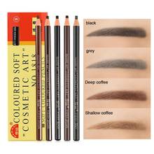 5 Colors Eyebrow Pencil Natural Waterproof Sweatproof Long Lasting Eyebrow Tattoo Pencil Brow Makeup Cosmetics Tool TSLM2 2024 - buy cheap