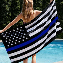 Bandeiras de polícia dos eua, 90*150cm, fina, americana, faixa estampada, estrelas brancas e azuis, com anilha de latão 2024 - compre barato