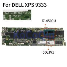 Para dell xps 13 9333 I7-4500U 8g ram computador portátil mainboard CN-0DJJV1 0djjv1 dad13cmbag0 sr16z placa-mãe 2024 - compre barato