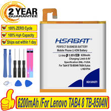 100% Оригинальный HSABAT 6200 мАч L16D1P34 аккумулятор для Lenovo TAB4 ТБ-8504N TAB4 8 plus 2024 - купить недорого