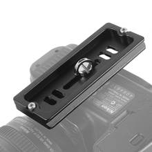 Metal PU100 Quick Release Plate For Arca Swiss Benro Plate Monopod Tripod Ballhead SLR Camera Accessories with 1/4" Screw Mount 2024 - buy cheap