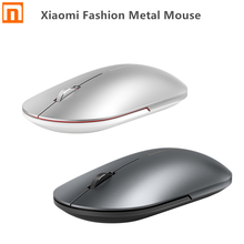 Xiaomi Fashion Metal Mouse Portable Wireless Game Mouse 1000dpi 2.4GHz Bluetooth Link Optical Mouse Mini Mouse For PC Computer 2024 - buy cheap