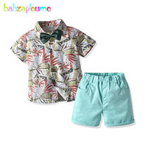 2Piece 2020 New Summer Toddler Clothes For Kids Outfits Fashion Casual Print Cotton Shirt+Shorts Baby Boys Clothing Set BC1854-1 2024 - buy cheap