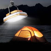 Luz solar portátil para acampamento, barraca de luz recarregável por usb, à prova d'água, área externa, iluminação de emergência, camping, lâmpada, gramado 2024 - compre barato