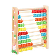 Wood Math Toy Colorful Beads Abacus Computing Rack Learning Mathematical  Early Education Toys for Children Kids Baby 2024 - buy cheap