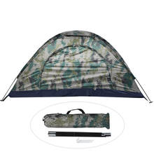 Free Shipping Waterproof Wear Resistant Outdoor Single Person Leisure Windproof Tent For Camping Fishing Climbing Camouflages 2024 - buy cheap