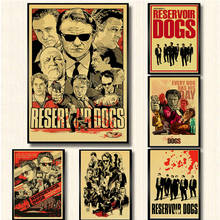 Quentin Tarantino Series Movie Poster Reservoir Dogs Kraft Paper High Quality Print Home Decor Wall Painting Retro Poster 2024 - buy cheap