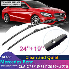 Escobillas de limpiaparabrisas para coche, accesorios para Mercedes Benz CLA C117 W117 2016 ~ 2018 2017 AMG CLA180 CLA200 CLA220 CLA250 CLA45 2024 - compra barato