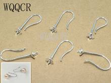 20PCS Wholesale Jewelry Making Beads 925 Sterling Silver colorFindings Line Earring Hook Earwire For Beads Earring 2024 - buy cheap