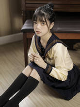 Japanese fashion JK Uniform Skirt Summer College Suit Pleated Skirt Business Attire Girl's school girl uniform  sailor shirt 2024 - buy cheap
