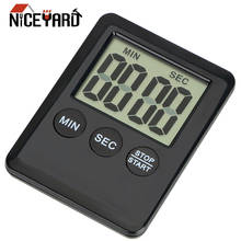 NICEYARD-reloj despertador de Cuenta atrás con pantalla Digital LCD, cronómetro grande con imán, sencillo, a la moda, para Cocina 2024 - compra barato