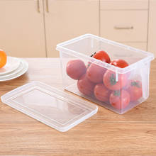 Kitchen Food Container Storage Boxes Convenient Refrigerator Organizer Transparent PP Storage Box For Home Storage 2024 - buy cheap