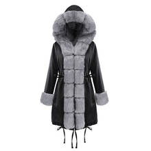 Winter Maternity Long Parka Outwear Fur Collar Hooded Maternity Coats Warm Plush Pregnant Winter Coats Clothes For Pregnancy 2024 - buy cheap