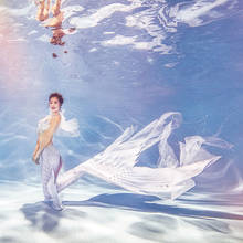 Женский летний пляжный костюм русалки, костюм для косплея из высококачественного фатина для плавания, индивидуальный костюм для выступлений 2024 - купить недорого