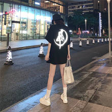 2020 Harajuku Short Sleeve Loose Women T-shirt Summer Japanese High Street Female T Shirt Reflective Casual Clothing Tops 2024 - buy cheap