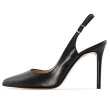 LOVIRS Women's Sexy Slingbacks Pumps Pointed Toe Thin Heel 10cm Evening Dress Shoes High Heel Stiletto Shoes Size US 5-15 2024 - buy cheap