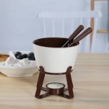 De chocolate caliente olla color chocolate olla para fondue de queso 2024 - compra barato