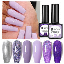 Verniz do gel da cor de prata do brilho do verniz do verniz do gel do polonês do gel roxo do açúcar ur para a arte do prego do manicure design semi permanente uv conduziu o gel do prego 2024 - compre barato