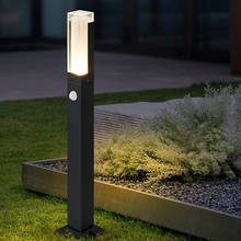 Outdoor Motion Sensor Led Garden lawn Light Modern Aluminum Lawn Lamp 10W LED Landscape light for Courtyard Villa AC85-265V 2024 - buy cheap