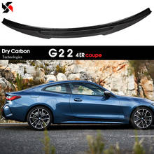 Autoclave de carbono seco CF, alerón trasero para maletero, para BMW G22, nueva serie 4, Coupe de 2 puertas, 2020 - 2026 2024 - compra barato