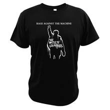 Футболка Rage Against the Machine, футболка с надписью «The Battle of Los Angeles», американская рок-группа, европейский размер, футболки из чистого хлопка 2024 - купить недорого