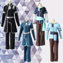 New Japanese Anime Sword Art Online Alicization Kirigaya Kazuto Cosplay Costumes Outfits Black Uniforms For Halloween Party 2024 - buy cheap