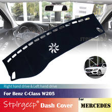 for Mercedes Benz C-Class W205 Anti-Slip Dashboard Cover Protective Pad Car Accessories Sunshade Carpet C180 C200 C220 C250 C300 2024 - buy cheap