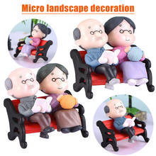 Minifiguras en miniatura para parejas, accesorios de jardín en miniatura, adorno de jardín, Micro paisaje, mejor Pr, novedad 2024 - compra barato